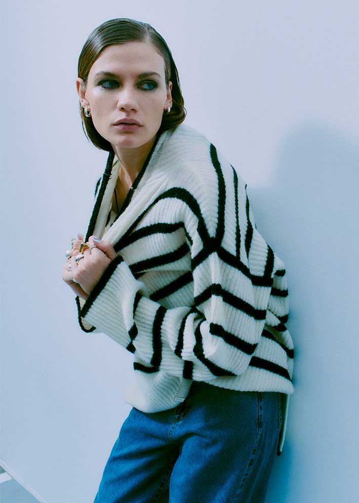 Copenhagen Muse Bianca Sweater - Stribet