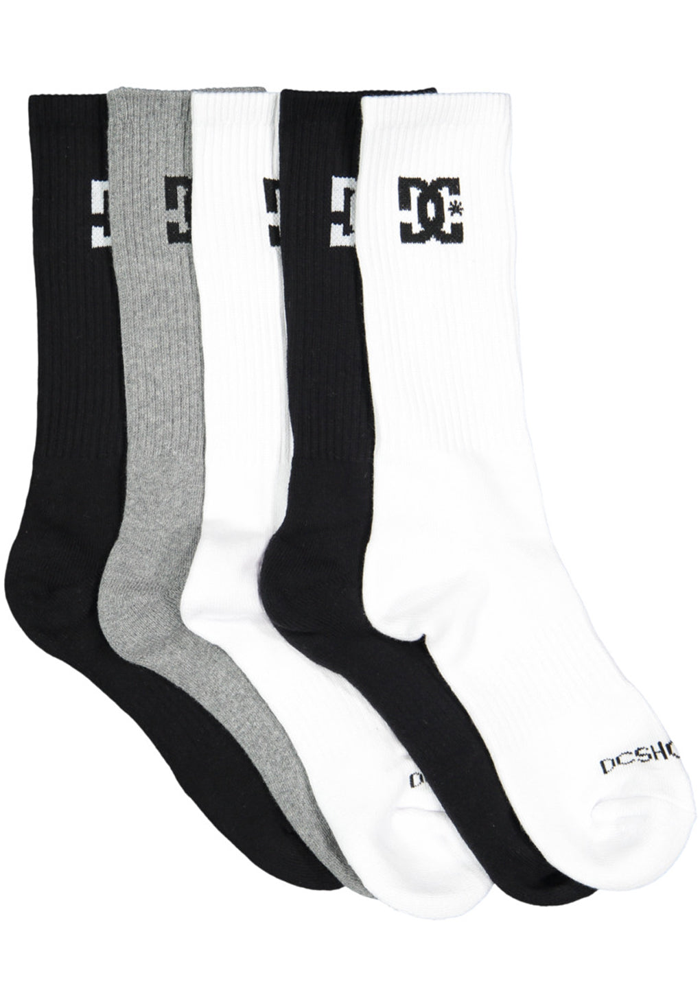 DC Shoes Crew Socks 5 Pack