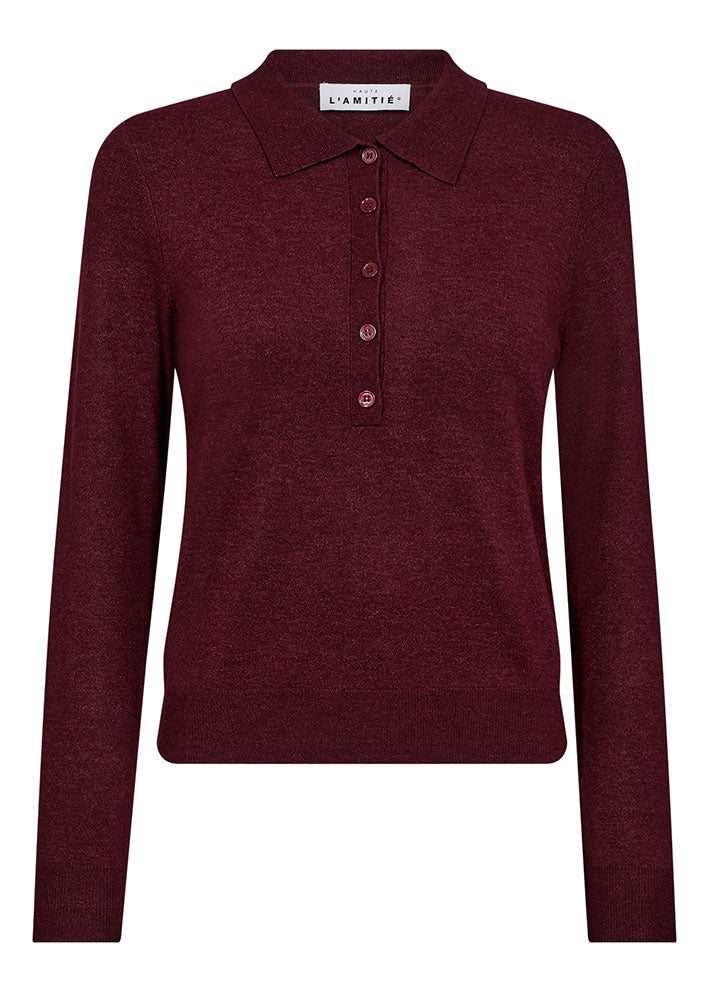 Haute L'Amitie Premiere LS Polo Strik - Amarone