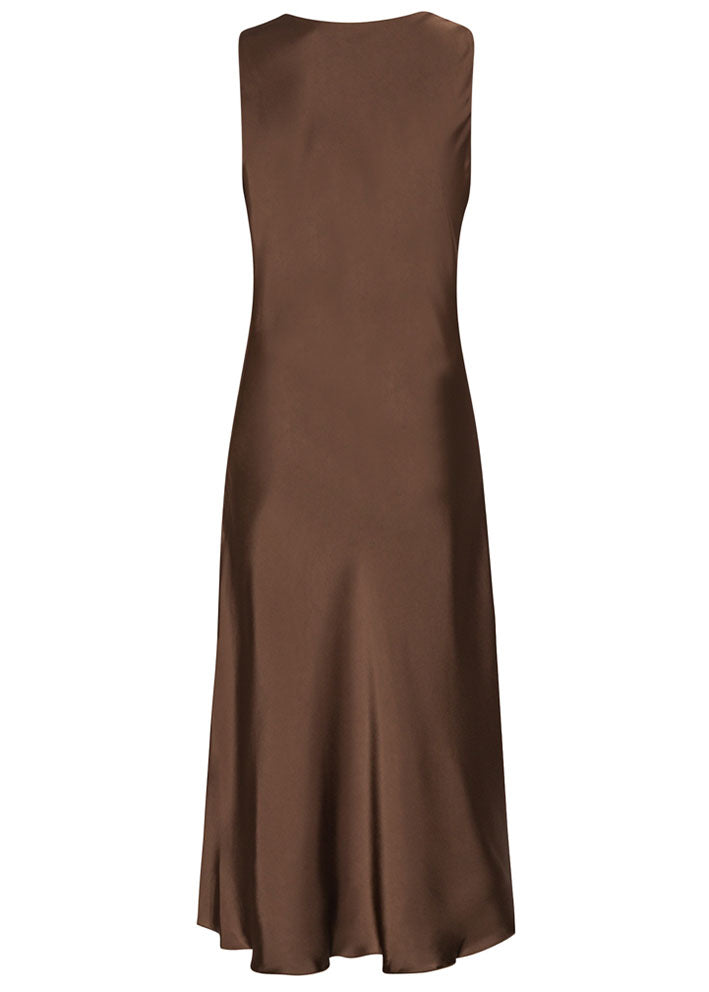 Karmamia Flow Kjole - Semi Rich Brown