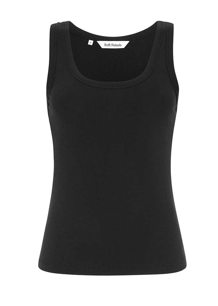 Soft Rebels Fenja Tank Top SR324-302 Black