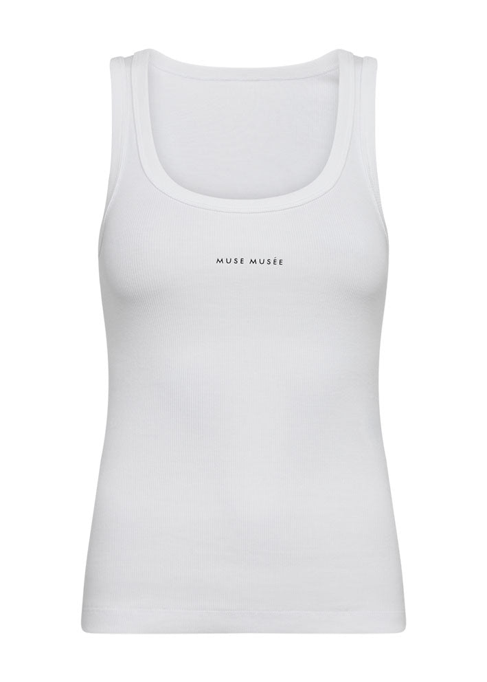 Copenhagen Muse Siv Top - Bright White Online nu