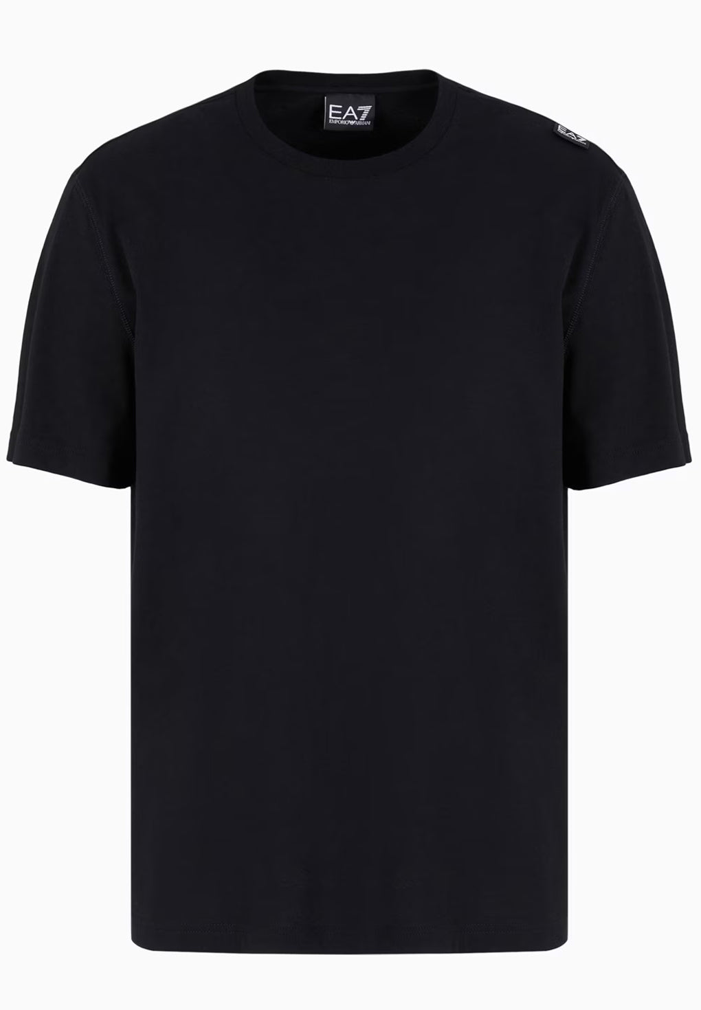 EA7 Emporio Armani logo-print Cotton T-shirt Hot på udsalg