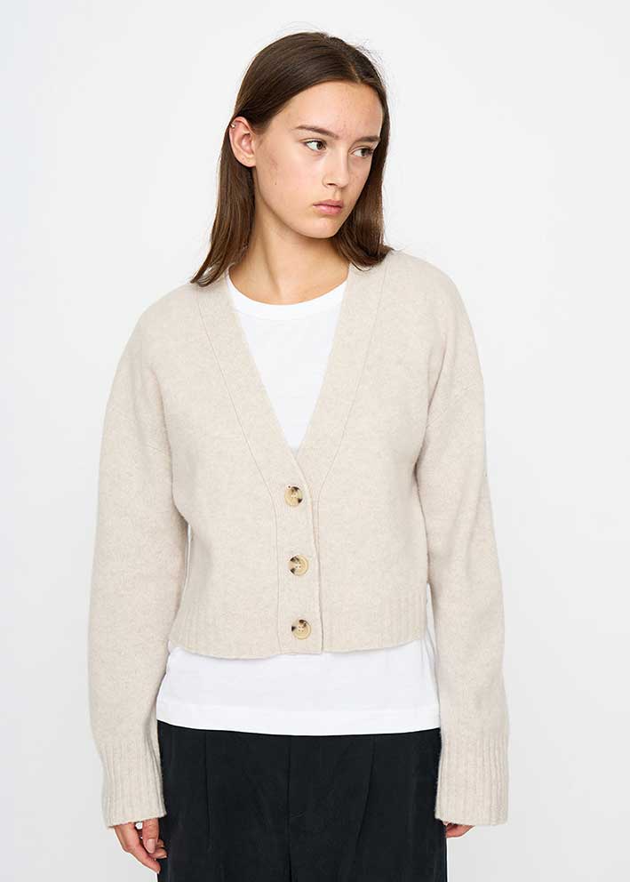 Esmé Studios Cleo Knit Cardigan ES424-333 Nacreous Clouds Mélange Udsalg