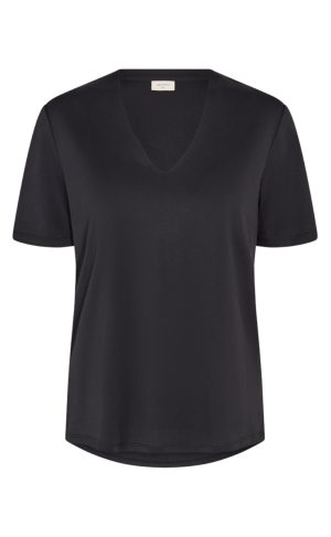 Freequent Bluse - Yr - Black Mode