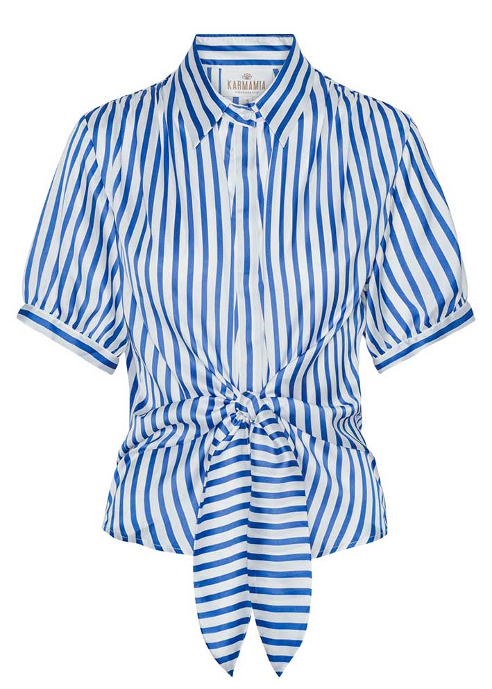 Karmamia Lee Skjorte Short - Sailor Stripe