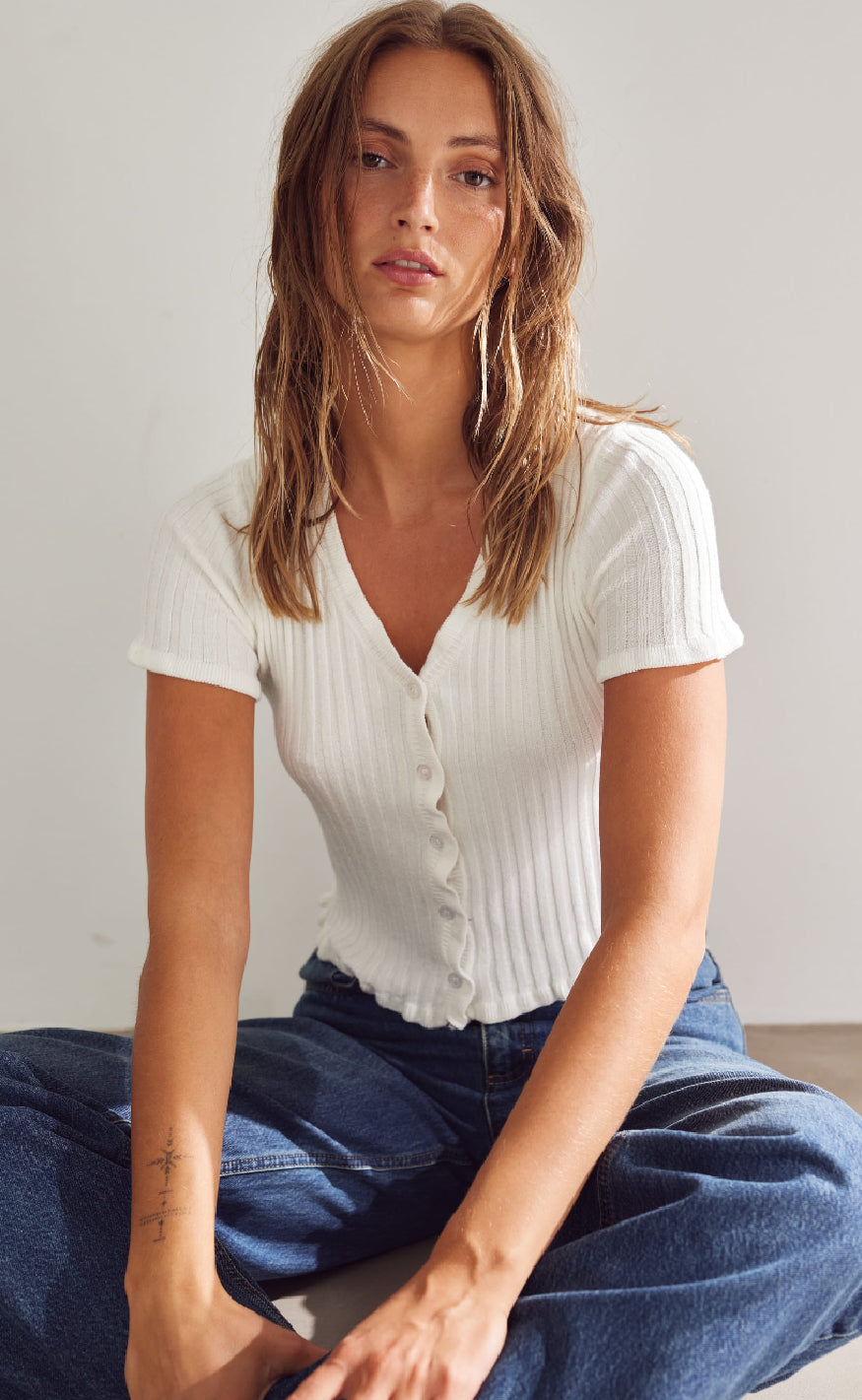 Noella Cardigan - Lenora - Ivory