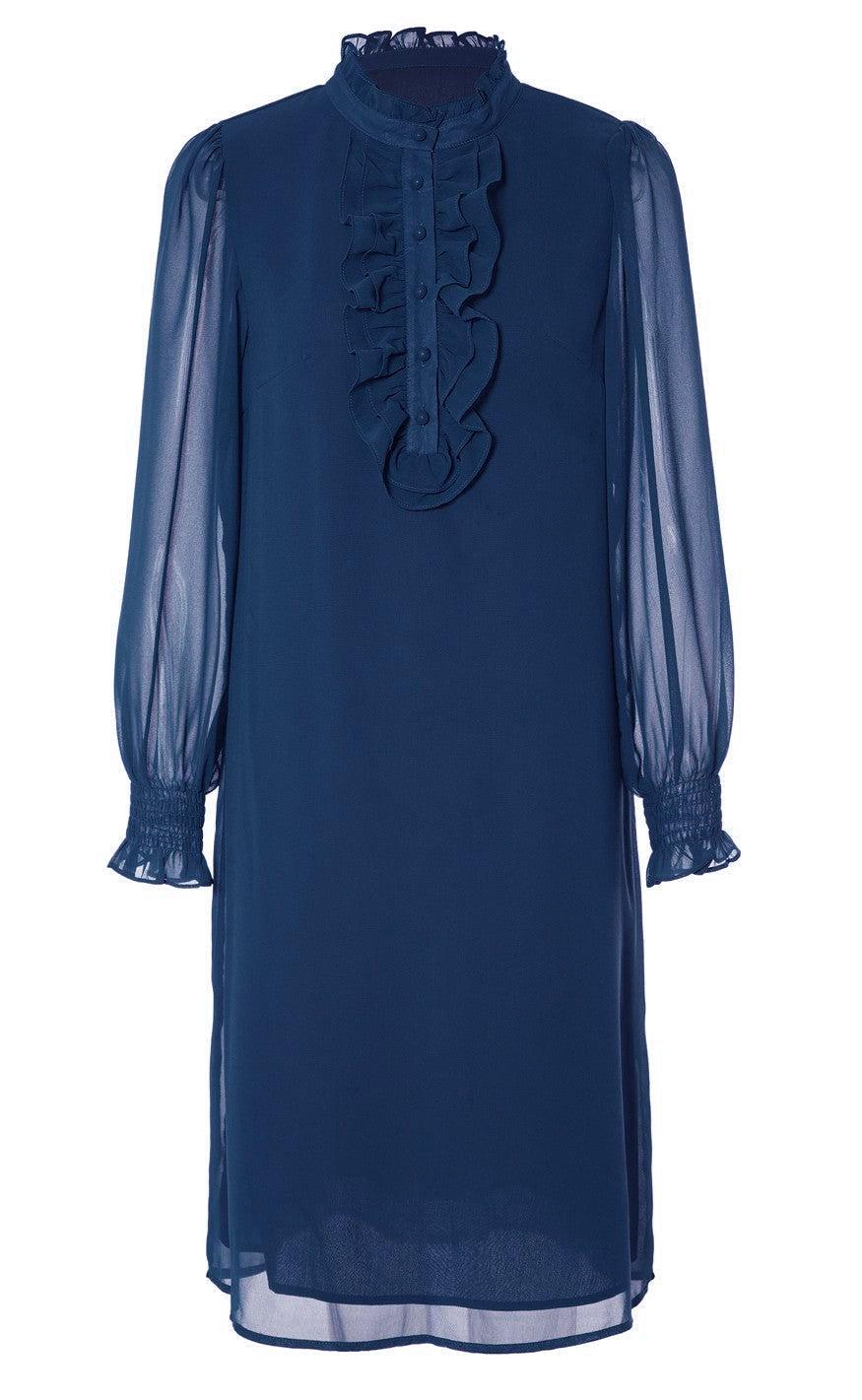Say INA Copenhagen Kjole - Cami - Navy Blue Udsalg