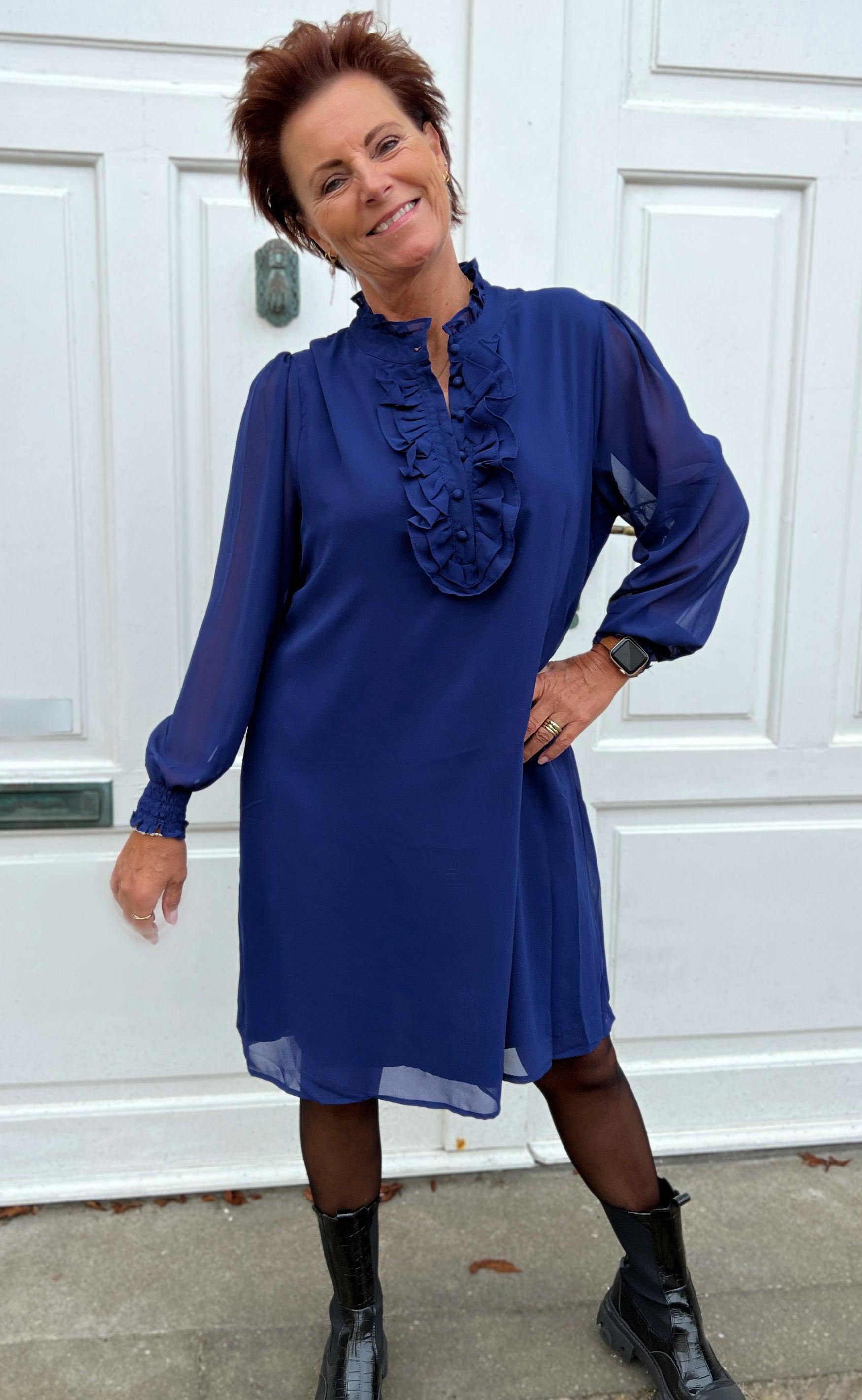 Say INA Copenhagen Kjole - Cami - Navy Blue Udsalg