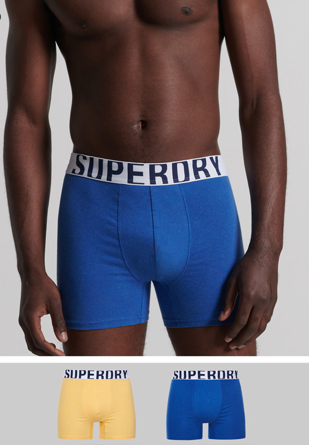 Superdry Organic Cotton Boxer Double Pack (2par) Online Hot Salg
