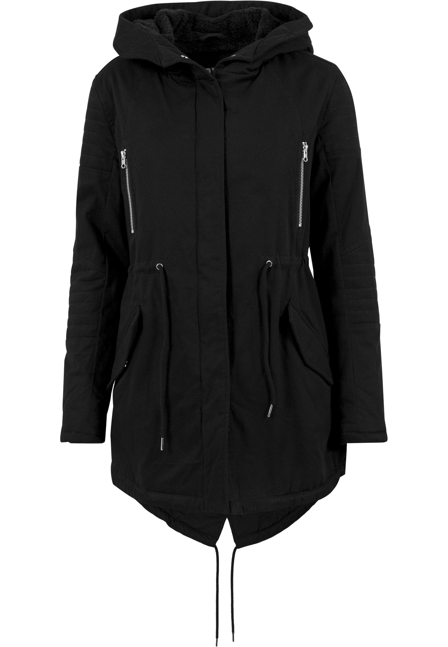 Urban Classics Ladies Sherpa Lined Cotton Parka