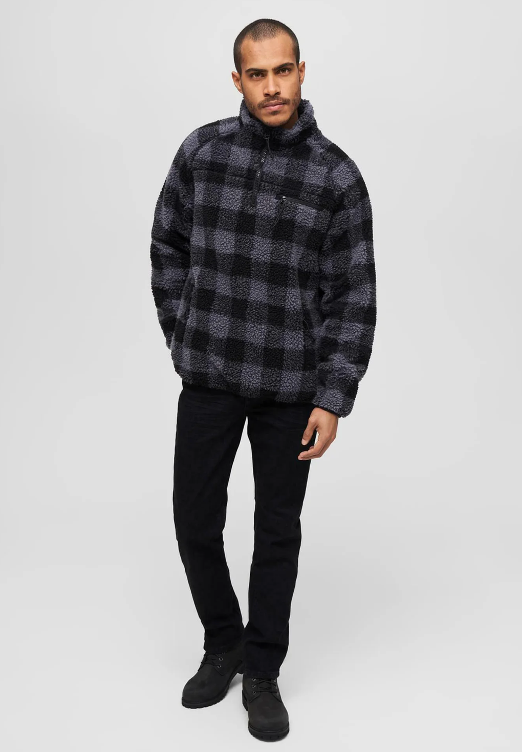 Brandit Teddy Fleece Troyer Worker Jacket