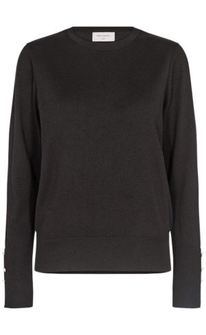 Freequent Pullover - Katie Similisten - Black Rabat