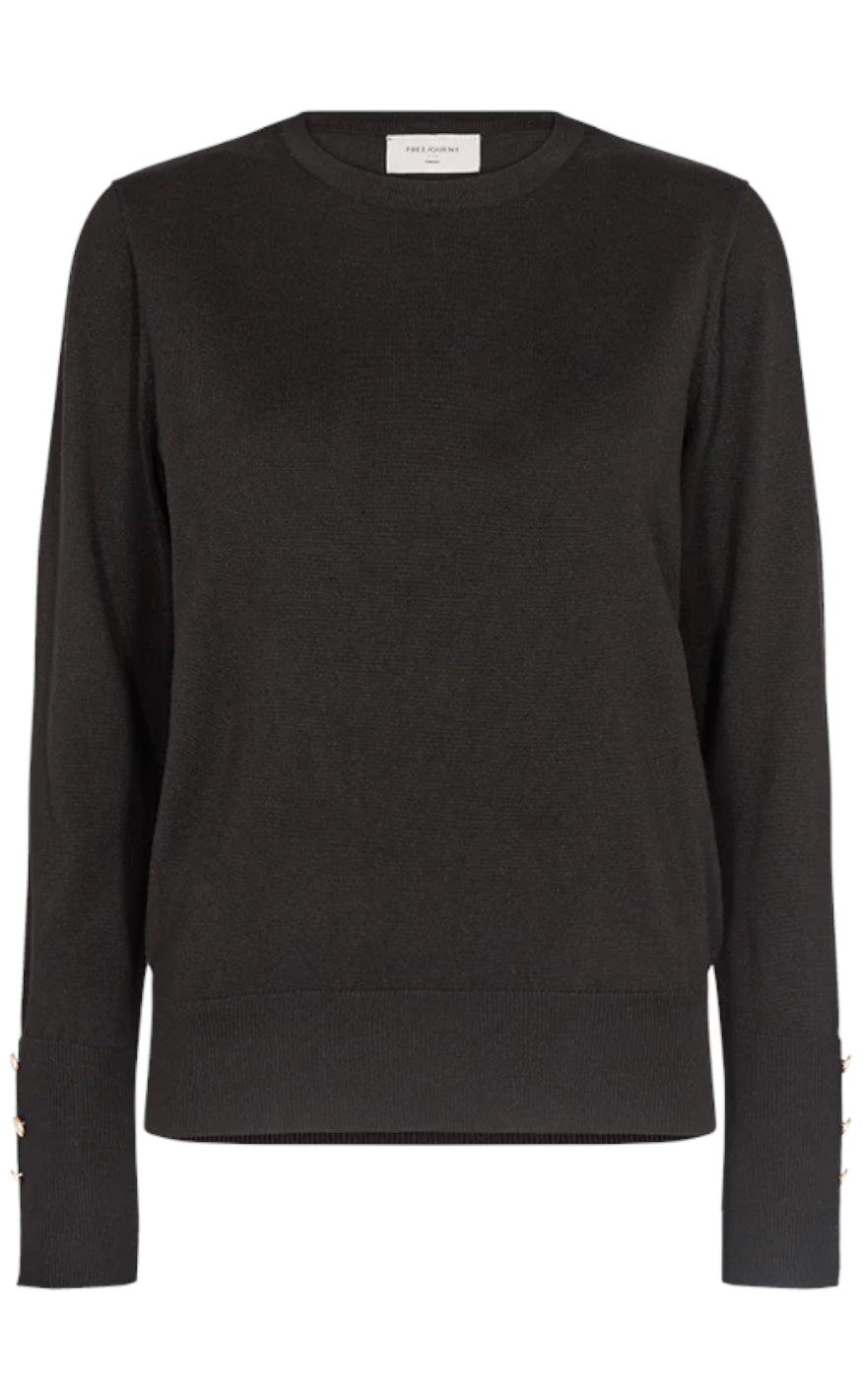 Freequent Pullover - Katie Similisten - Black Rabat