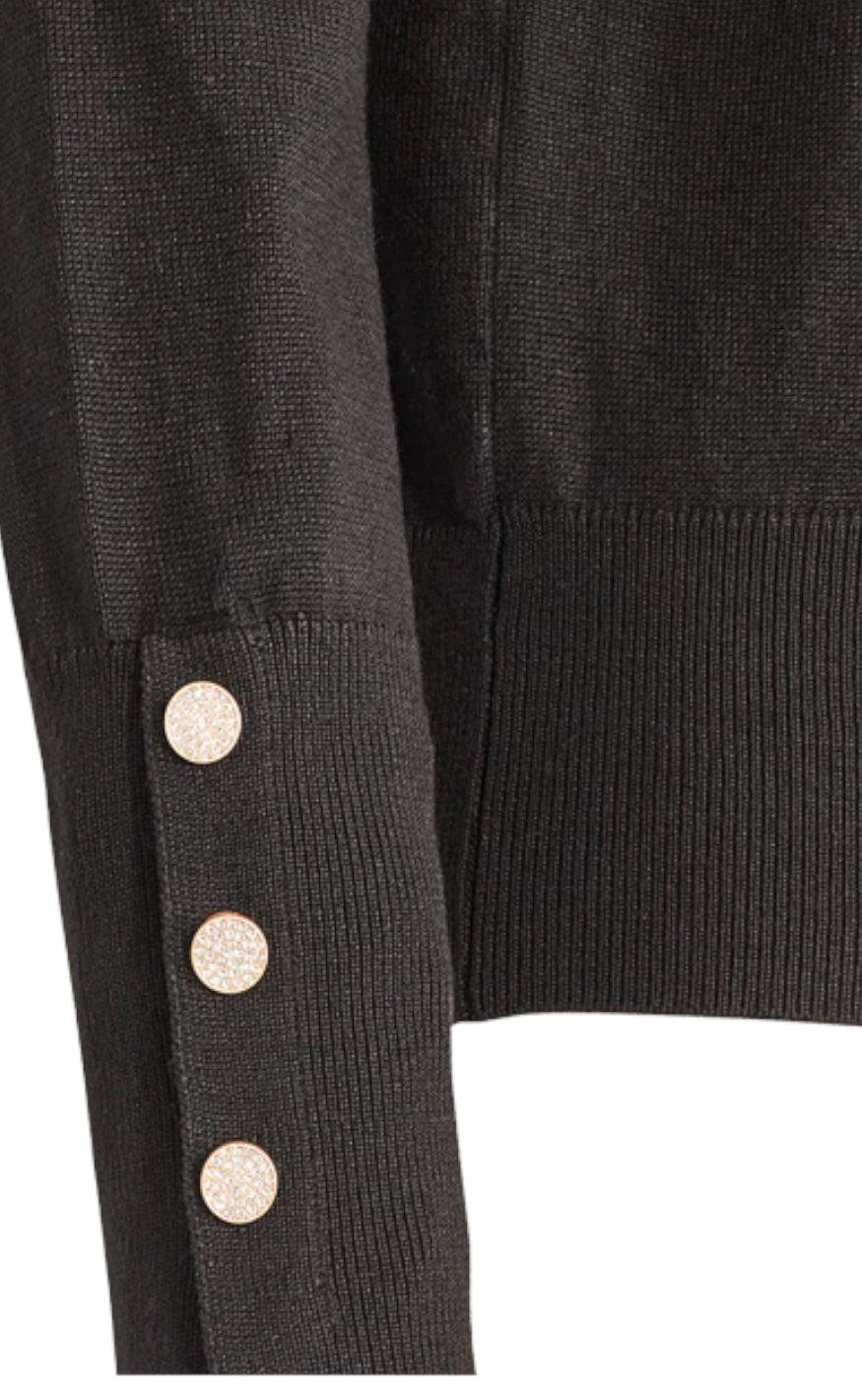 Freequent Pullover - Katie Similisten - Black Rabat