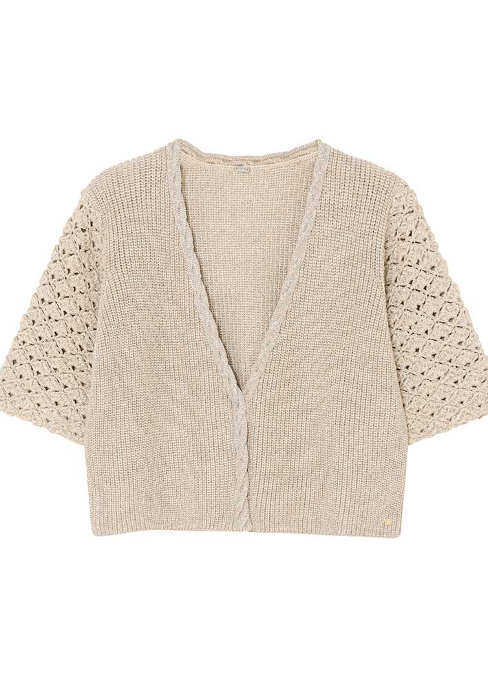 Gustav Faina cardigan 57408 Cream Online Hot Salg
