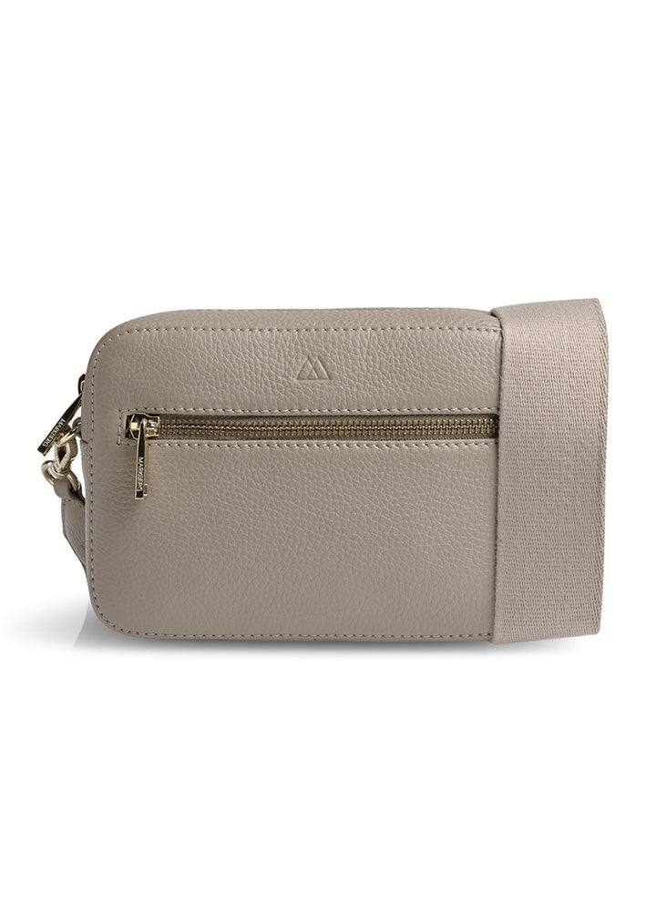 Markberg Elea Crossbody Taske - Grain - Sand with gold Online Hot Salg