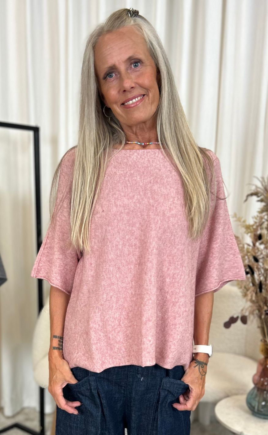 Marta Du Chateau Bluse - Sia - Old Rose Online nu