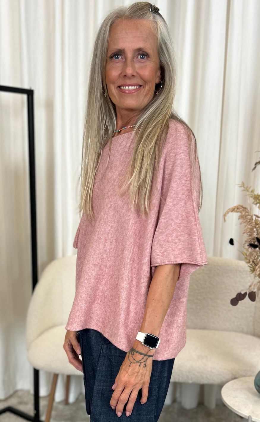 Marta Du Chateau Bluse - Sia - Old Rose Online nu