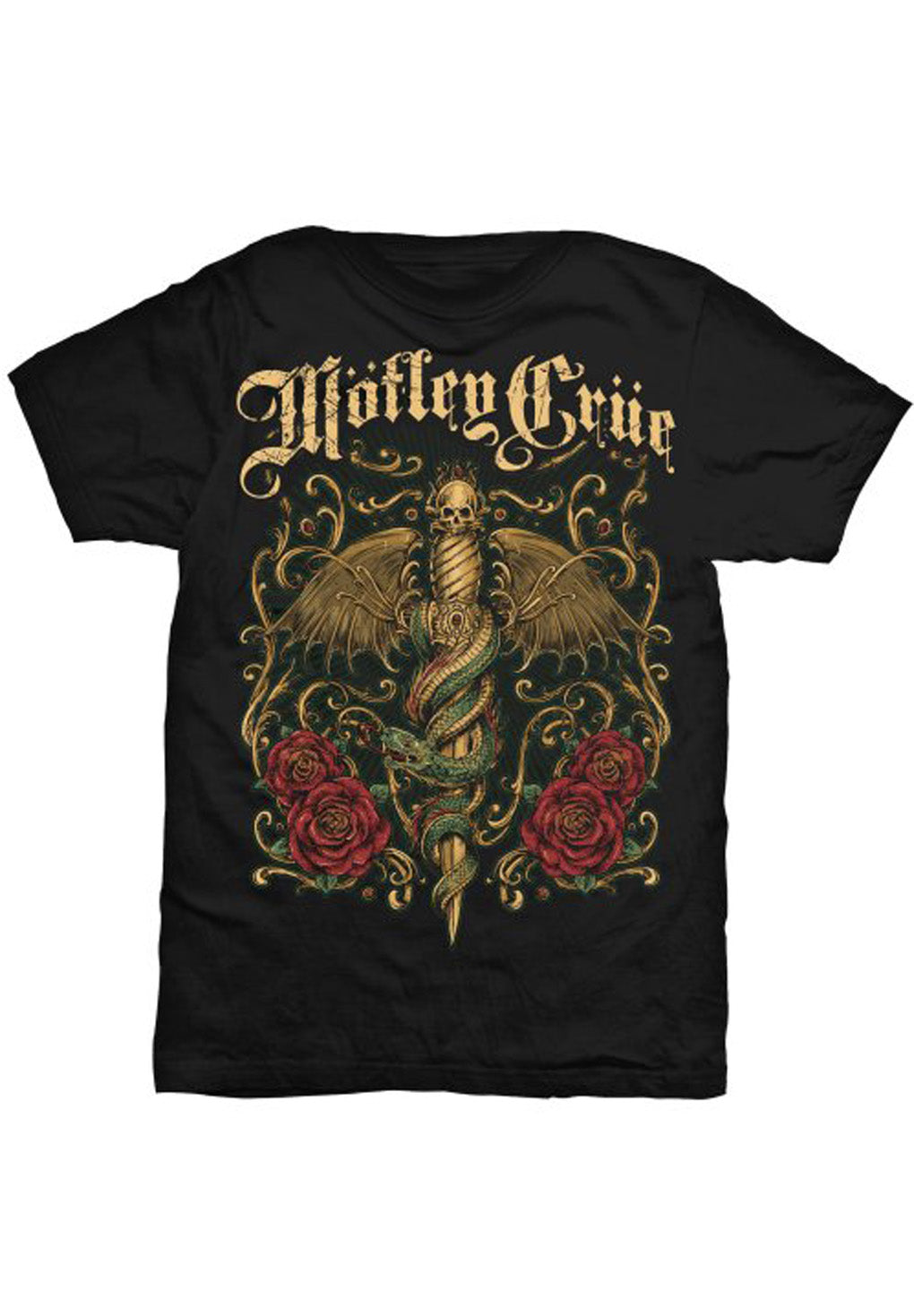 Motley Crue Exquisite Dagger T-Shirt