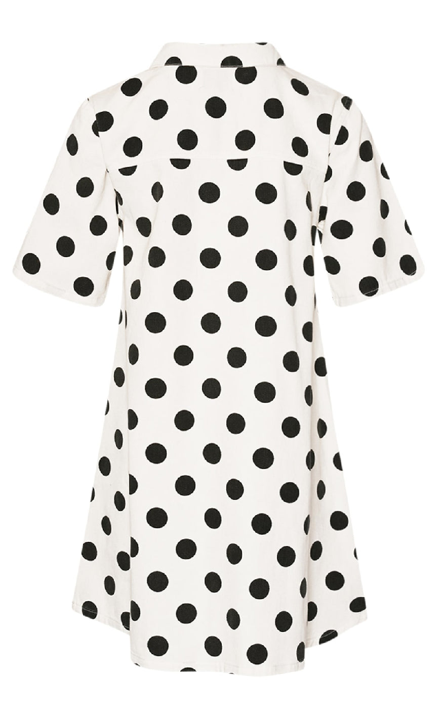 Noella Kjole - Jozie - Carmella White Print
