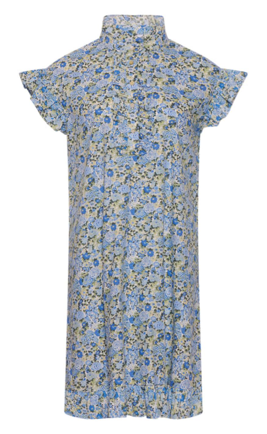 Noella Kjole - Sally - Blue/Yellow Flower Mode