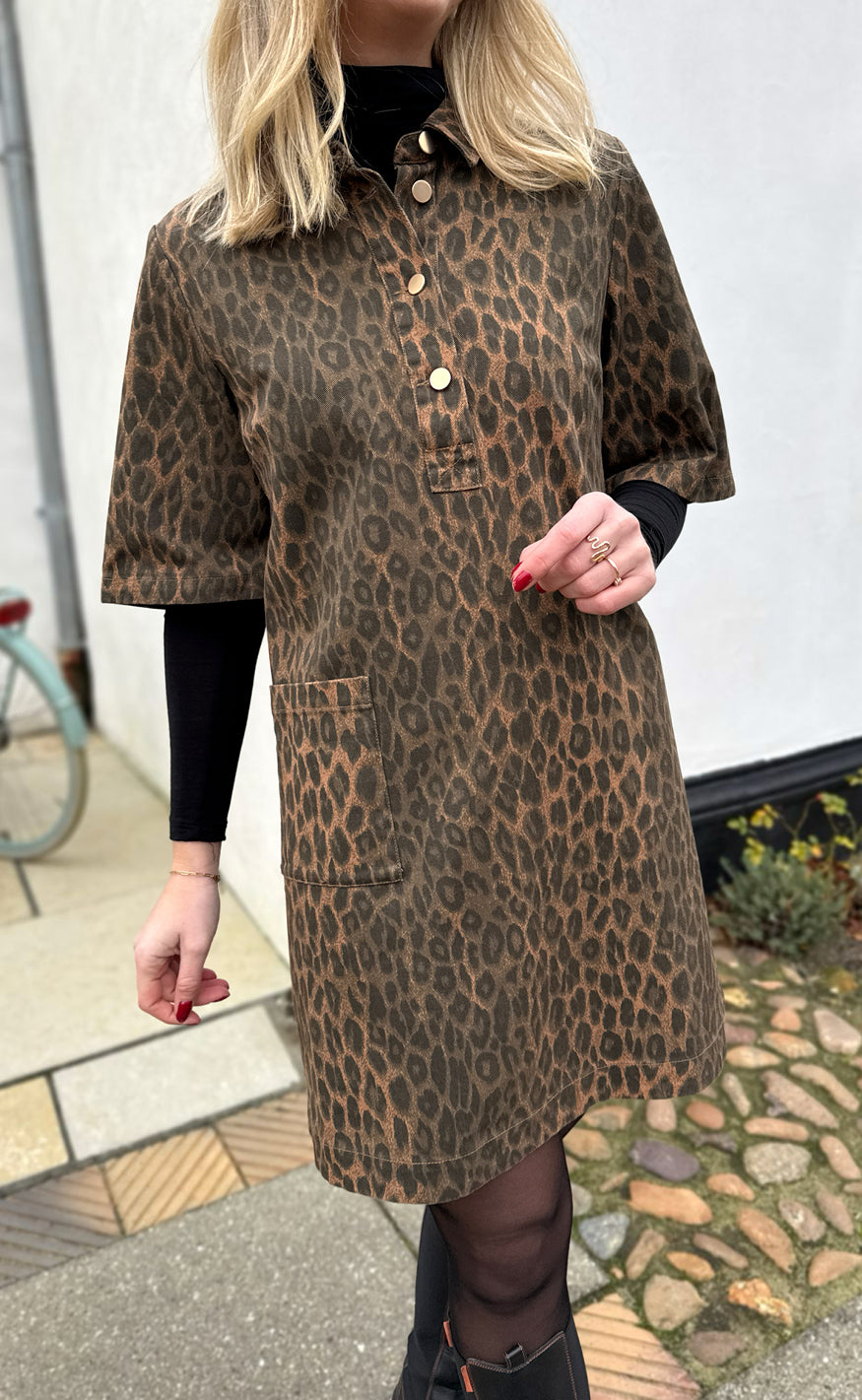Nümph Kjole - Gamie - Tiger's Eye Online Hot Salg