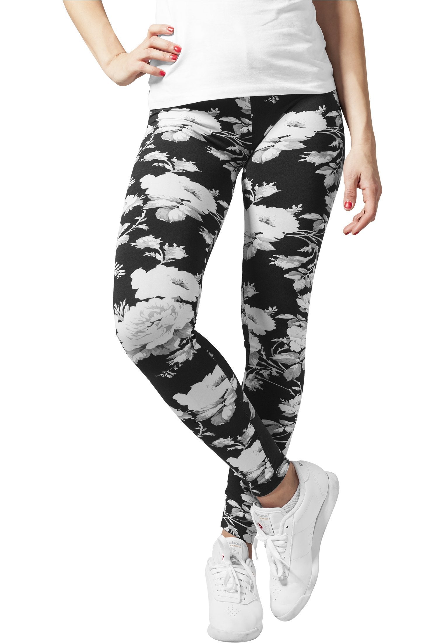 Urban Classics Ladies Flower Leggings