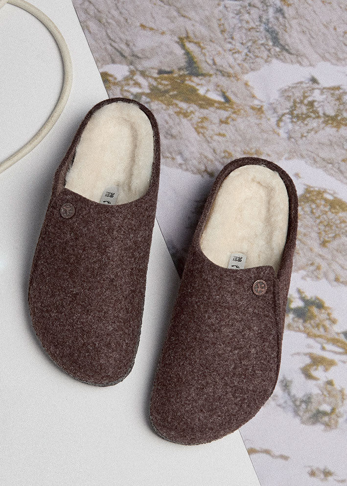 Birkenstock Zermatt Shearling 1016571 Hjemmesko - Mocha