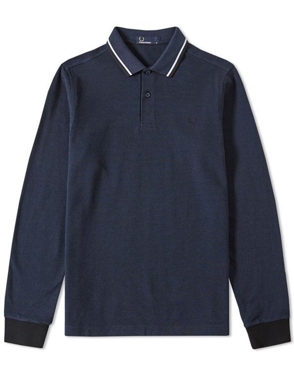 Fred Perry L/S Twin Tipped Polo
