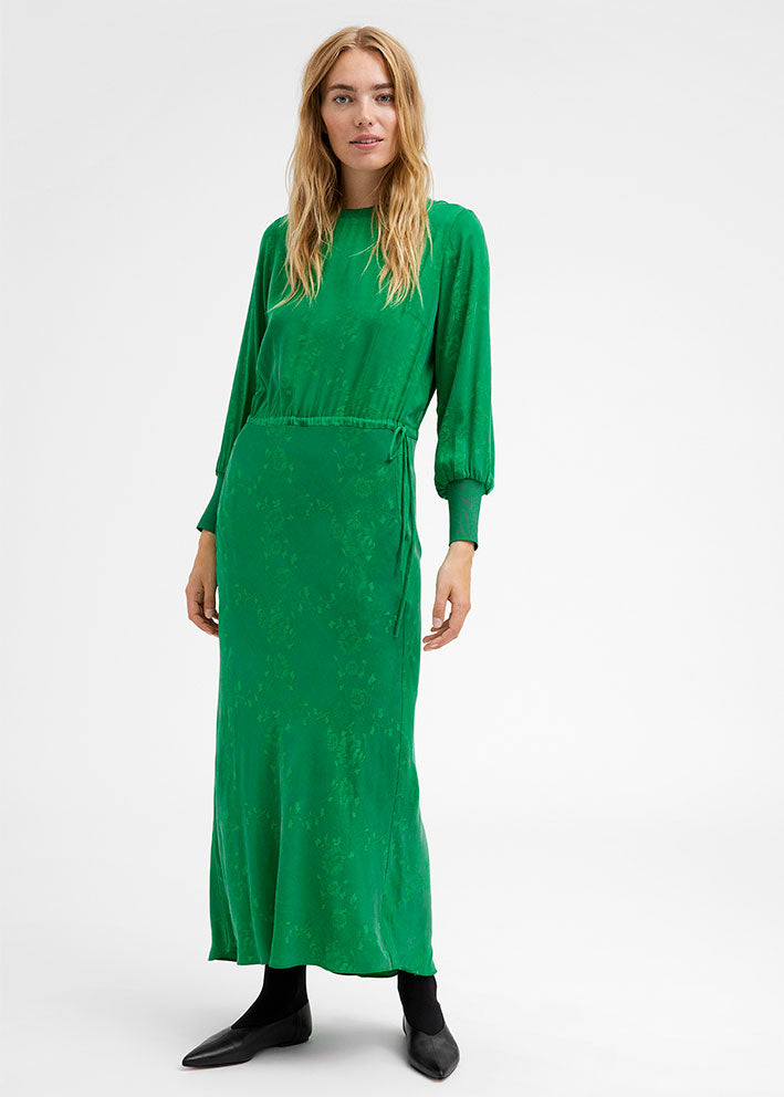 Gustav Britney long bias cut dress 47508 Kjole - Emerald Green
