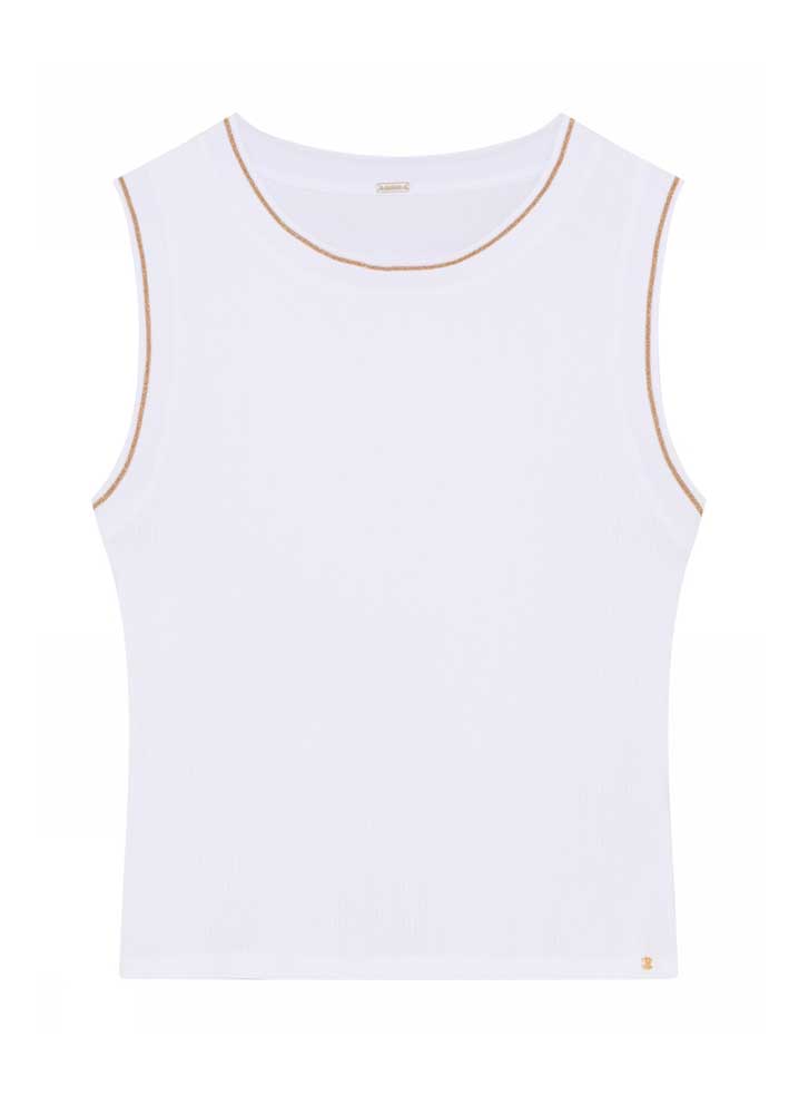 Gustav Cami rib top 57700 Bright White