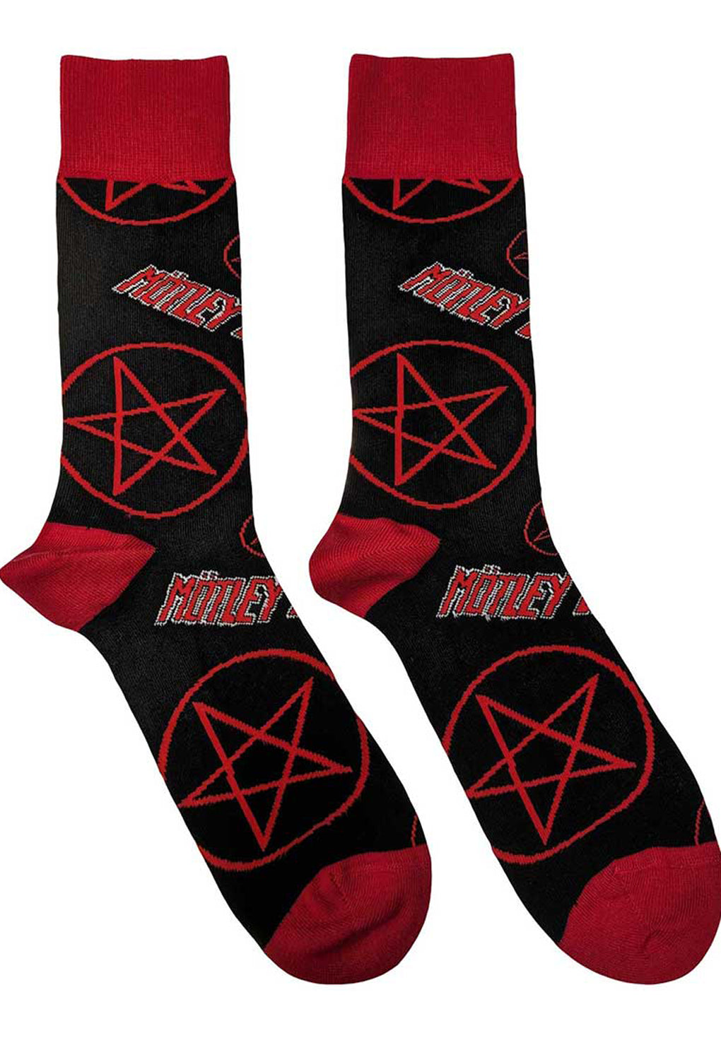 Motley Crue Logos & Pentagrams Unisex Ankle Socks