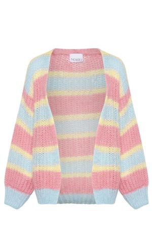 Noella Cardigan - Pacific - Light Blue/Rose Mix