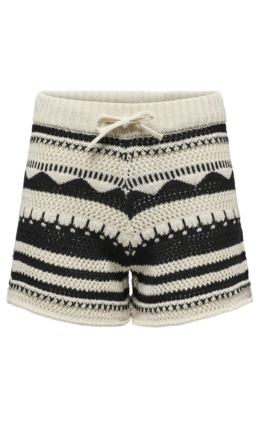 ONLY Shorts - Merida Life - Ecru Black