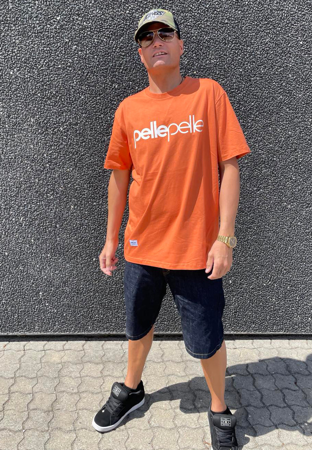 Pelle Pelle Back 2 the basics T-shirt Online Hot Salg
