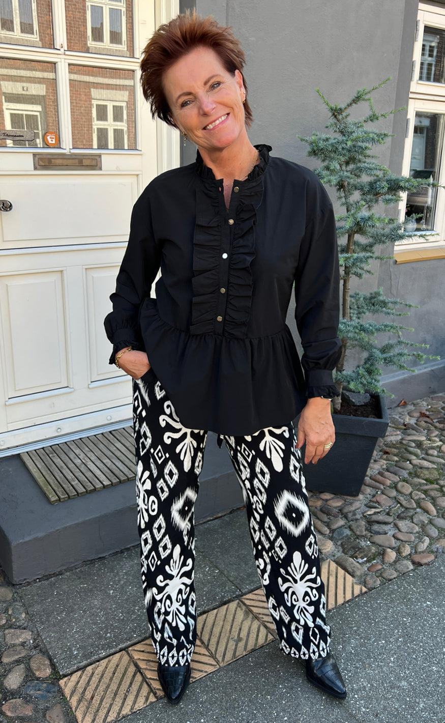 Say INA Copenhagen Bluse - Frida - Black