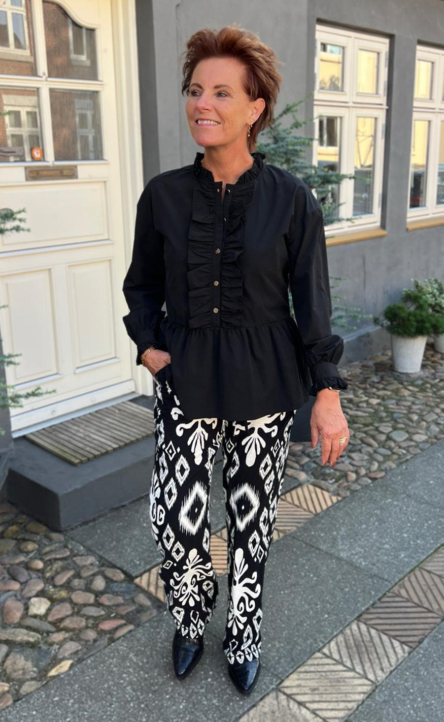 Say INA Copenhagen Bluse - Frida - Black