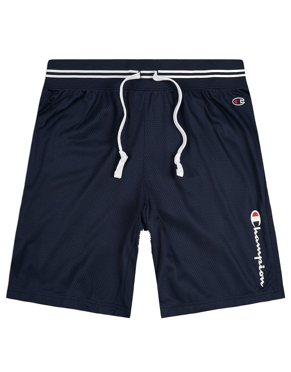Champion Vertical Script Logo Mesh Basketball Shorts