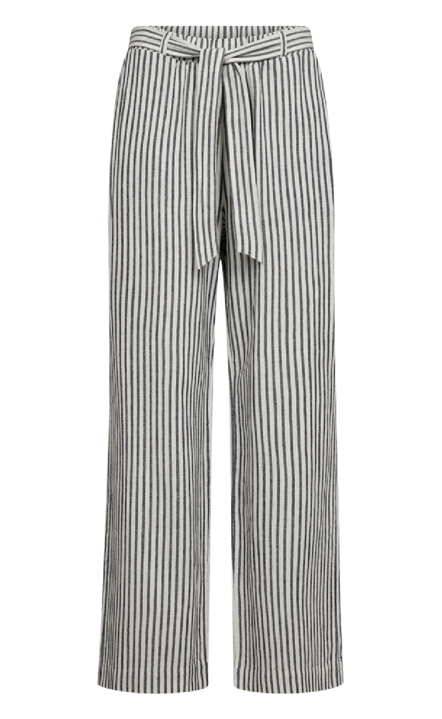 Freequent Bukser - Lavisco - Star Off-white w. Navy Blazer