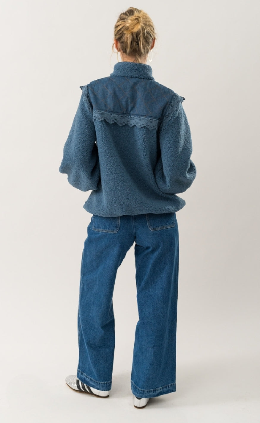 Lollys Laundry Jakke - Fall - Dusty Blue