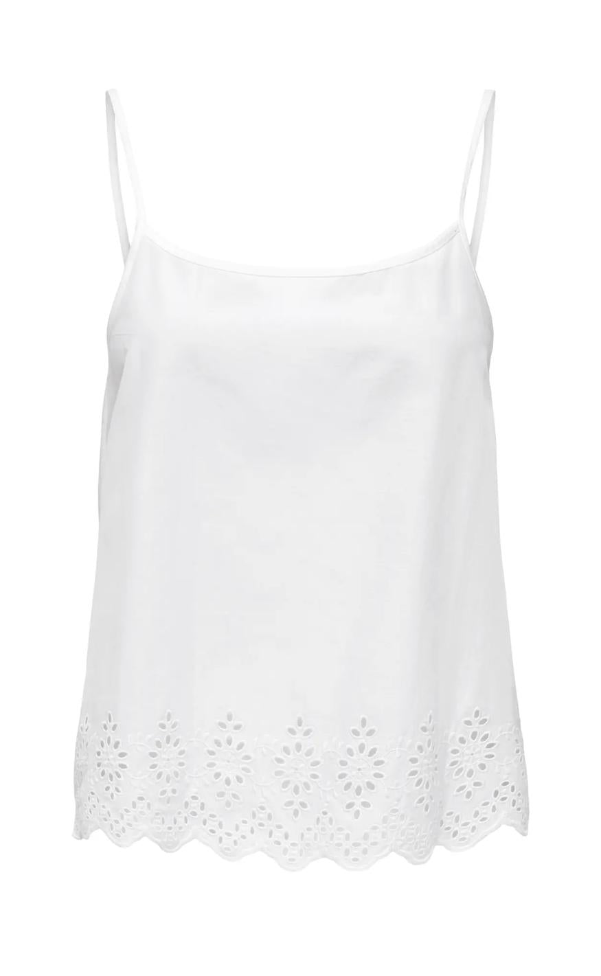 ONLY Top - Lou Singlet - Bright White