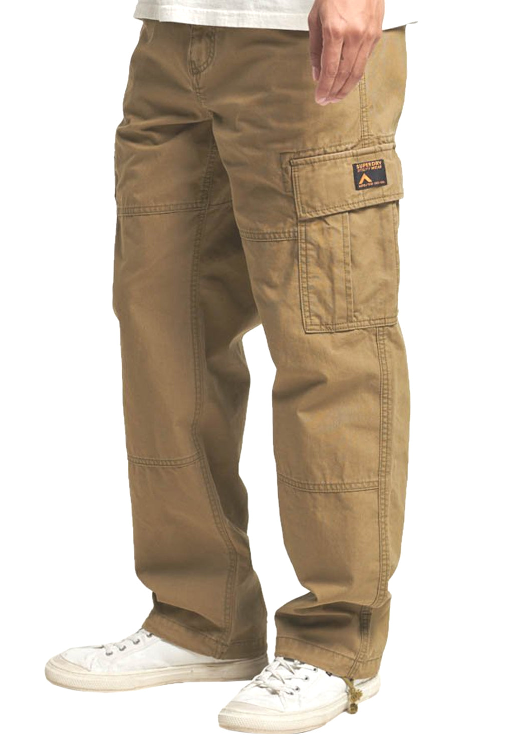 Superdry Organic Cotton Baggy Cargo Pants