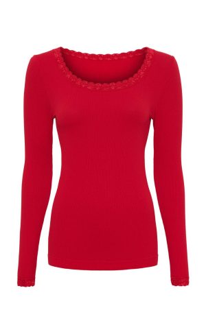 Tim & Simonsen Bluse - Frida Rib - Rosso