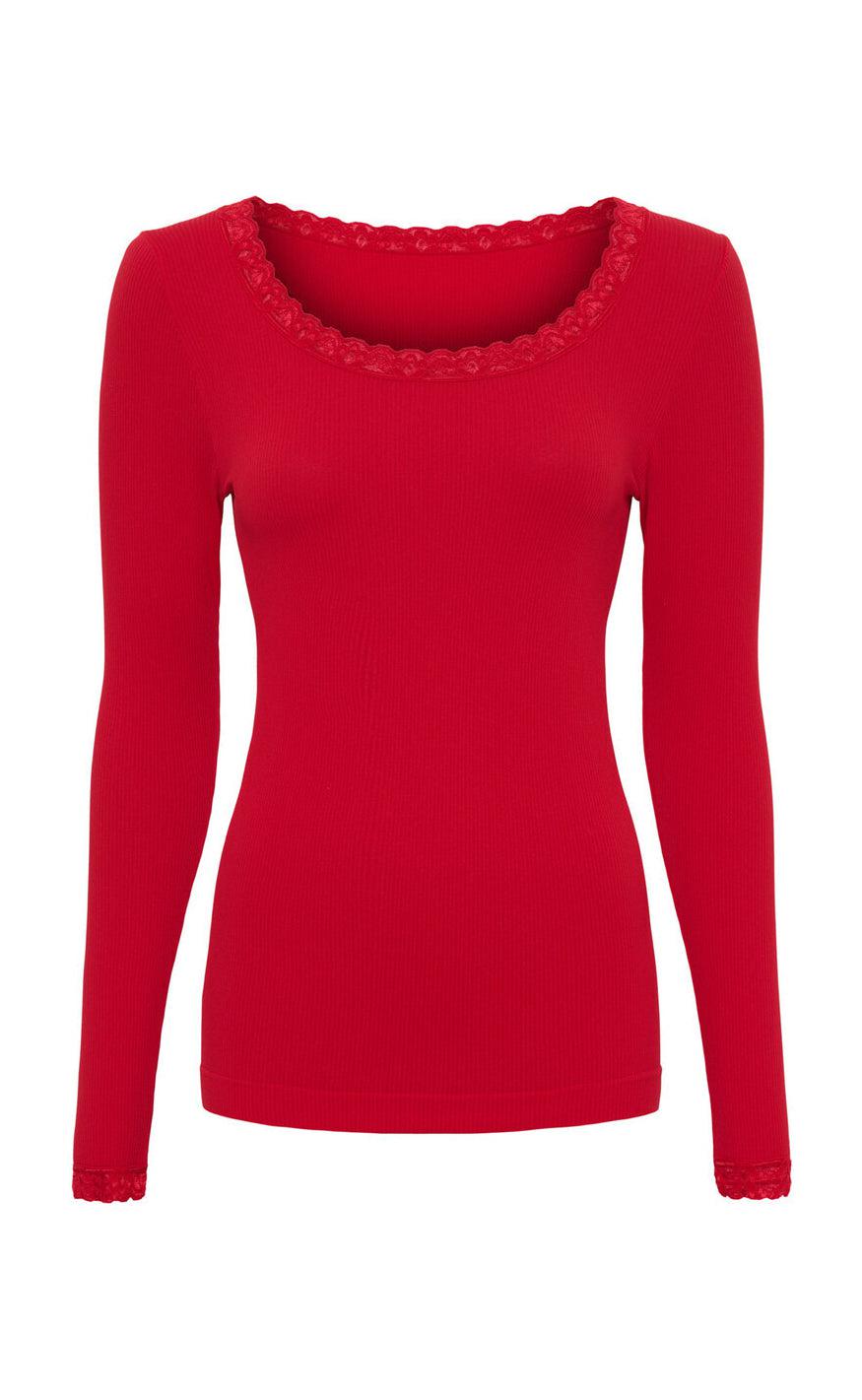 Tim & Simonsen Bluse - Frida Rib - Rosso