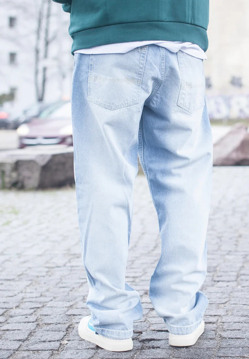 Tribal Gear Barbed Wire Baggy Jeans