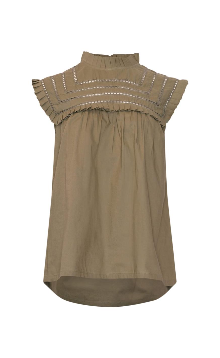 Noella Bluse - Kama - Sage Green Udsalg