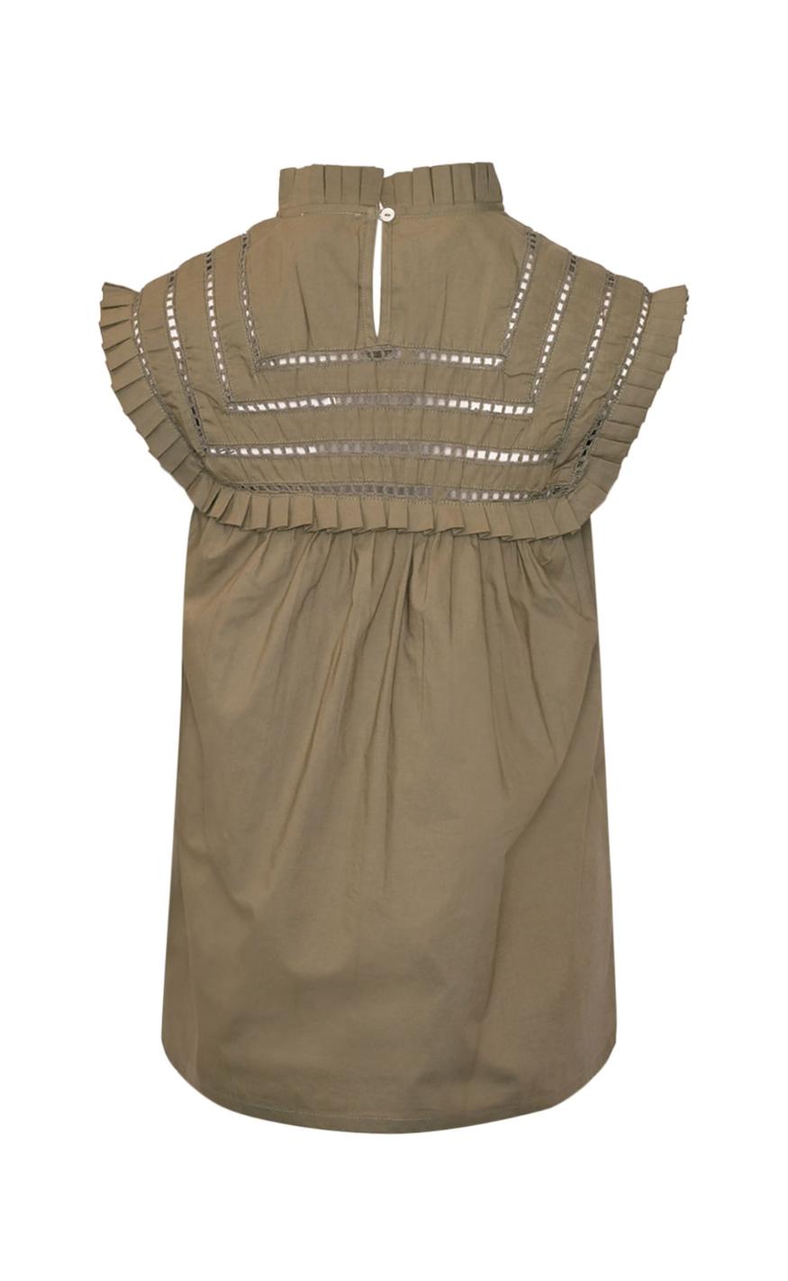 Noella Bluse - Kama - Sage Green Udsalg