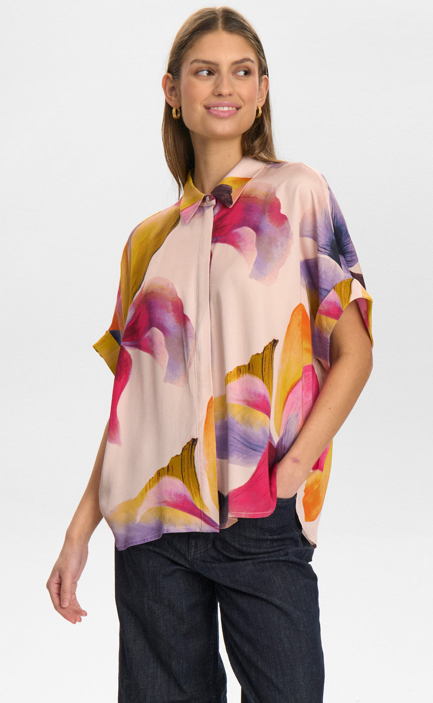 Nümph Bluse - Botanica - Pearl Hot på udsalg