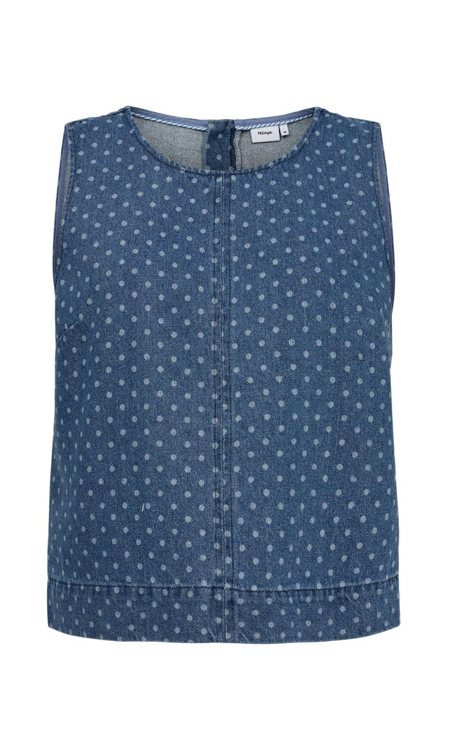 Nümph Top - Haddie - Medium Blue Denim Mode
